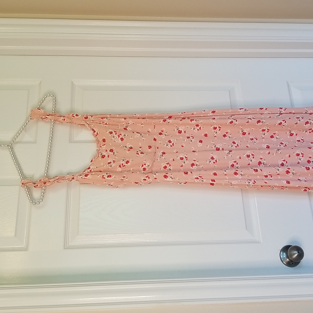 Vici Womens Ruffle Spaghetti Strap Sleeveless Floral Maxi Dress Size Med… - Picture 2 of 16